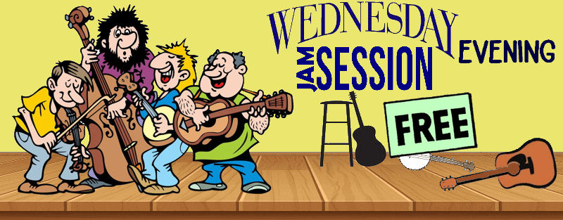 Jam Session Wednesday evenings FREE